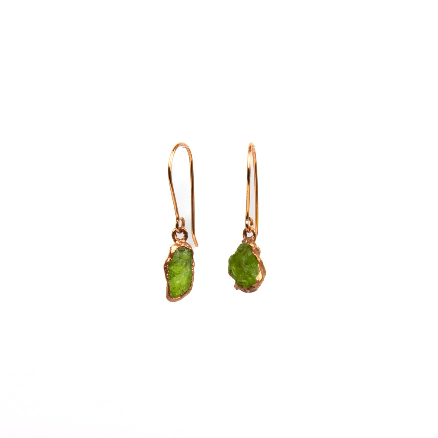 Large Birthstone Short Dangly Earrings