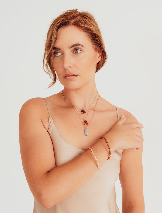 Large Birthstone Necklace