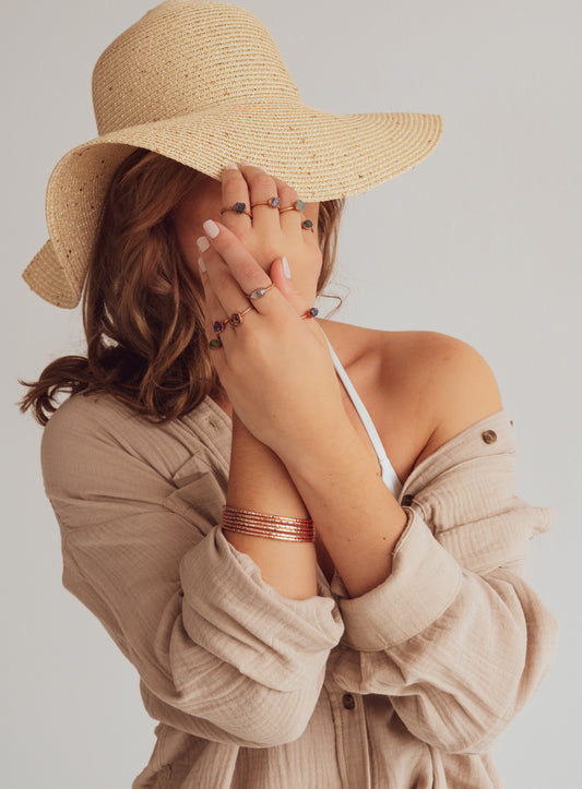 Small Birthstone Solitaire ring