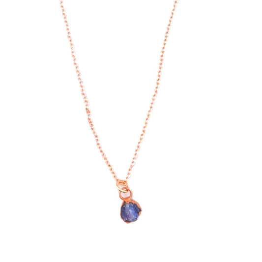 Small Tanzanite Necklace