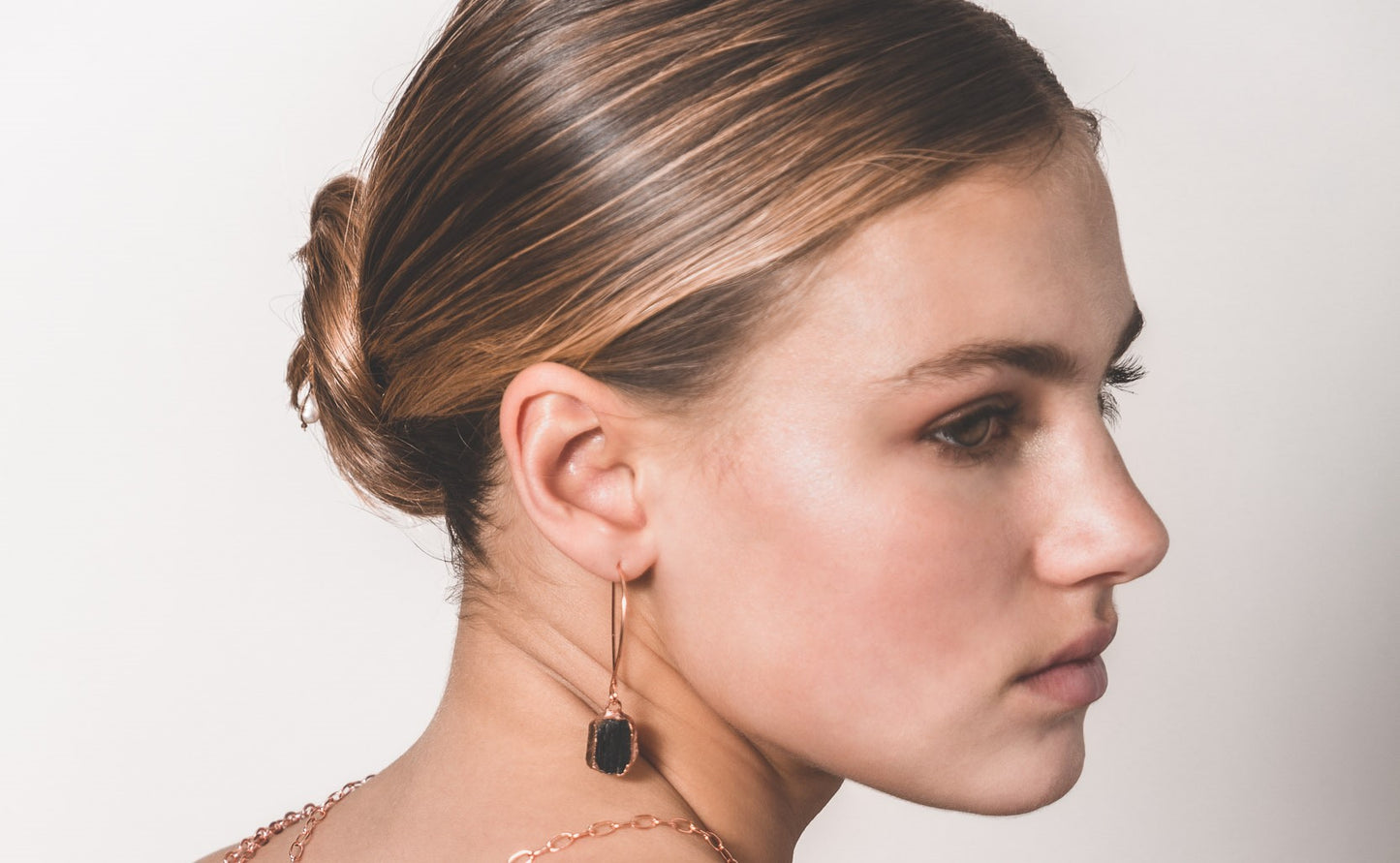 Large Birthstone Long Dangly Earrings