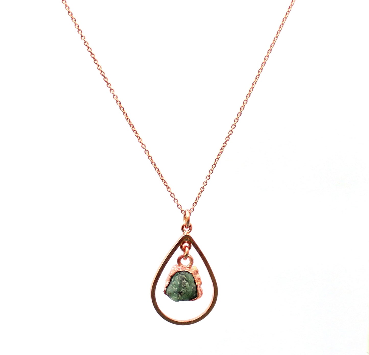 Emerald Drop Necklace