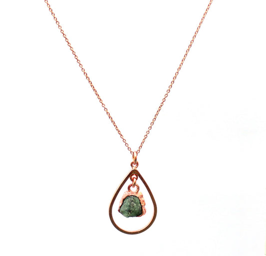 Emerald Drop Necklace