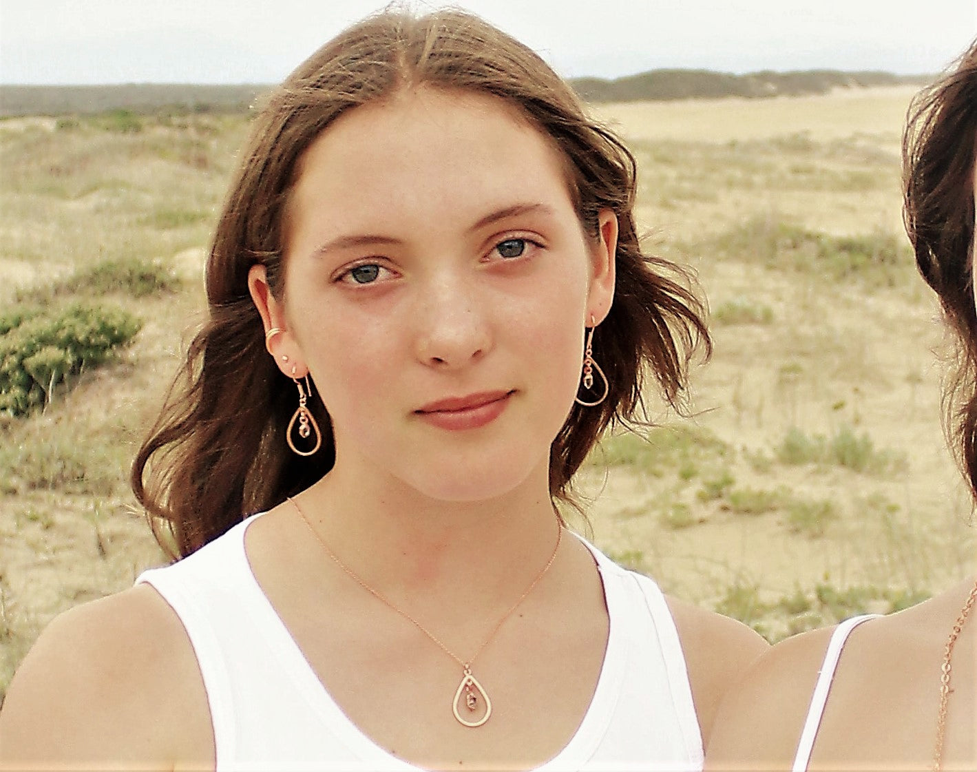 Herkimer Diamond Drop Necklace