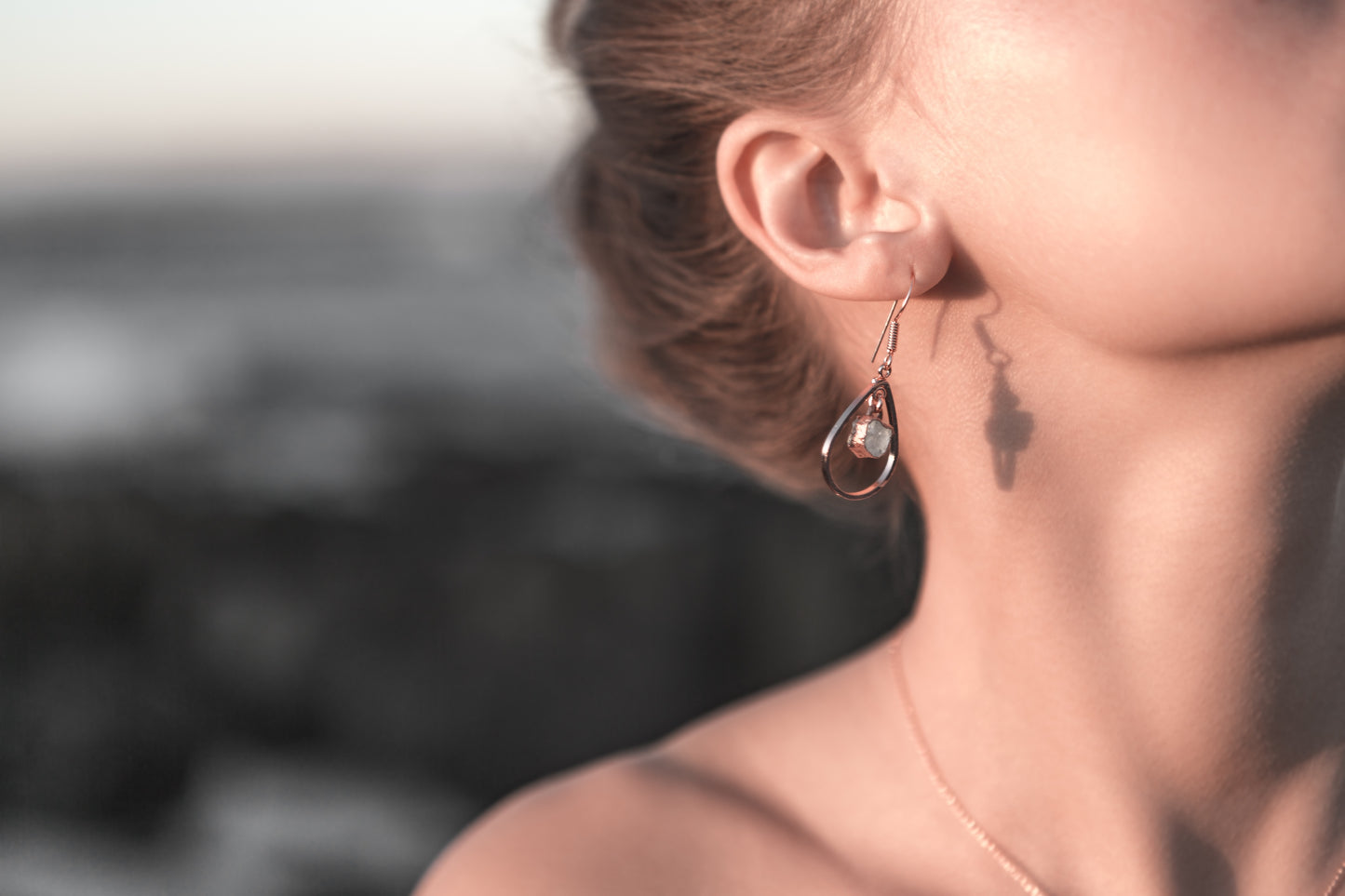 Aquamarine Drop Earrings