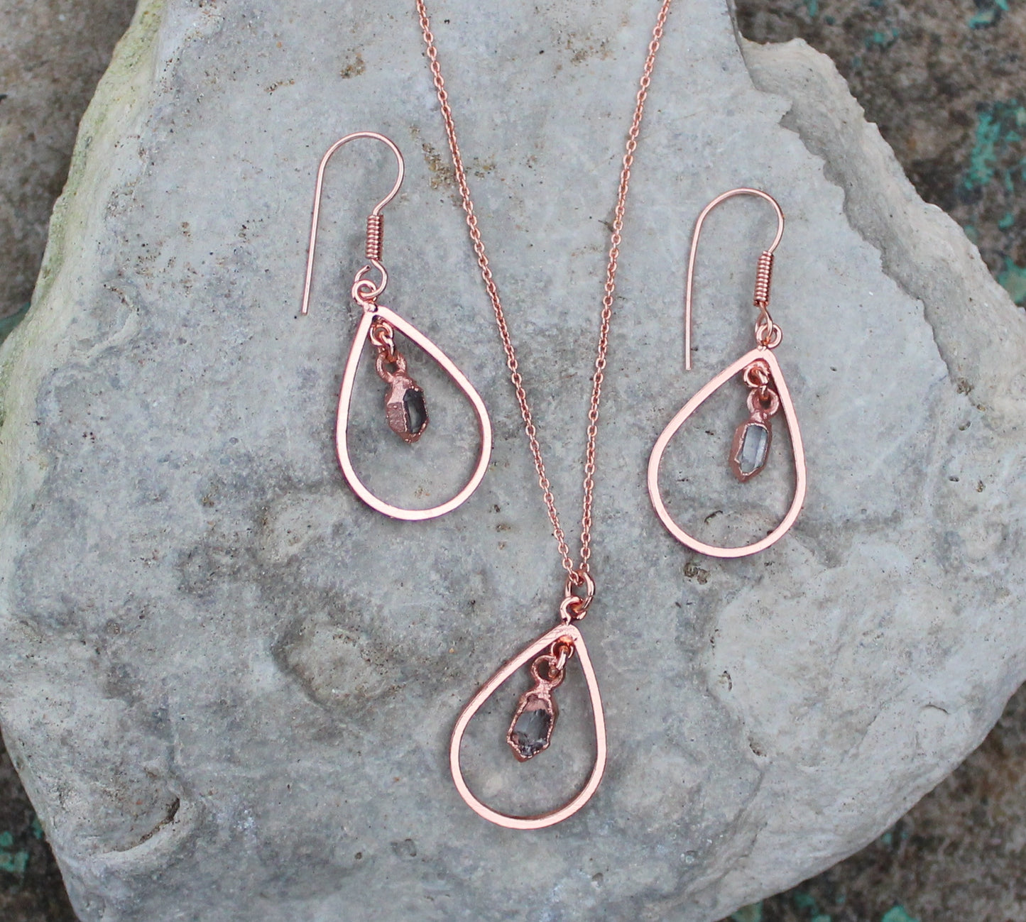 Herkimer Diamond Drop Earrings