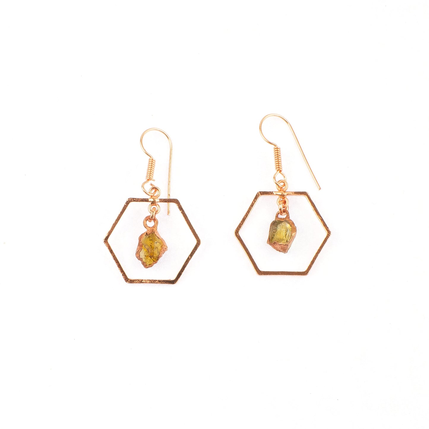 Hexagon Earrings