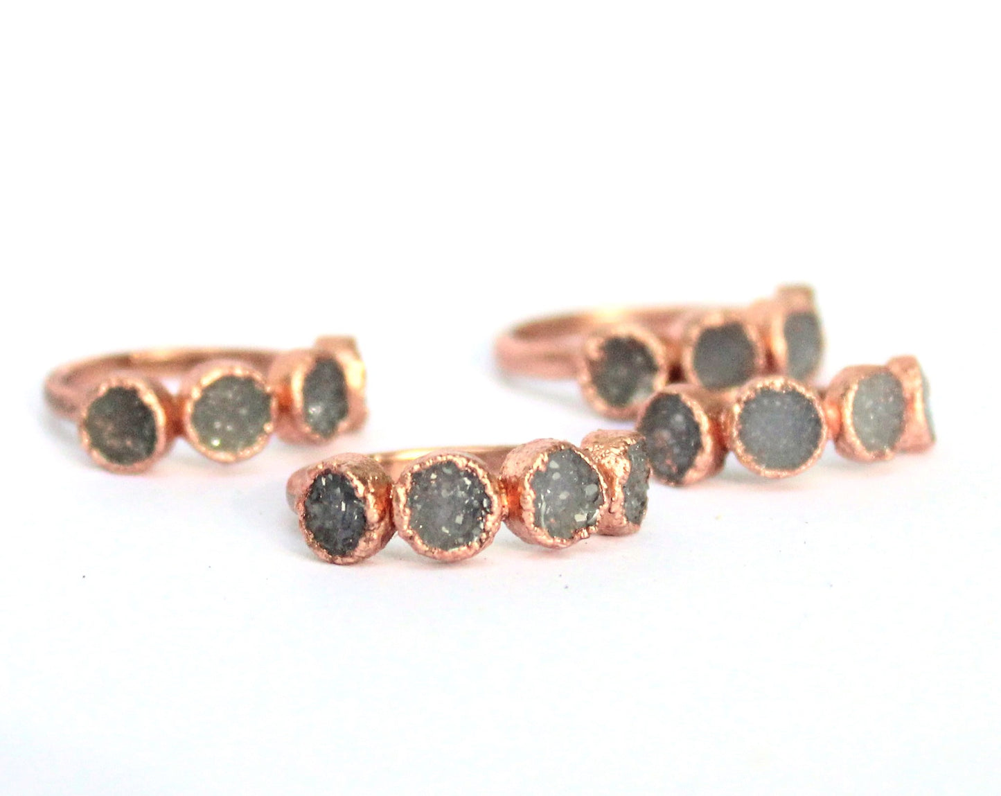 Druzy Eternity Ring