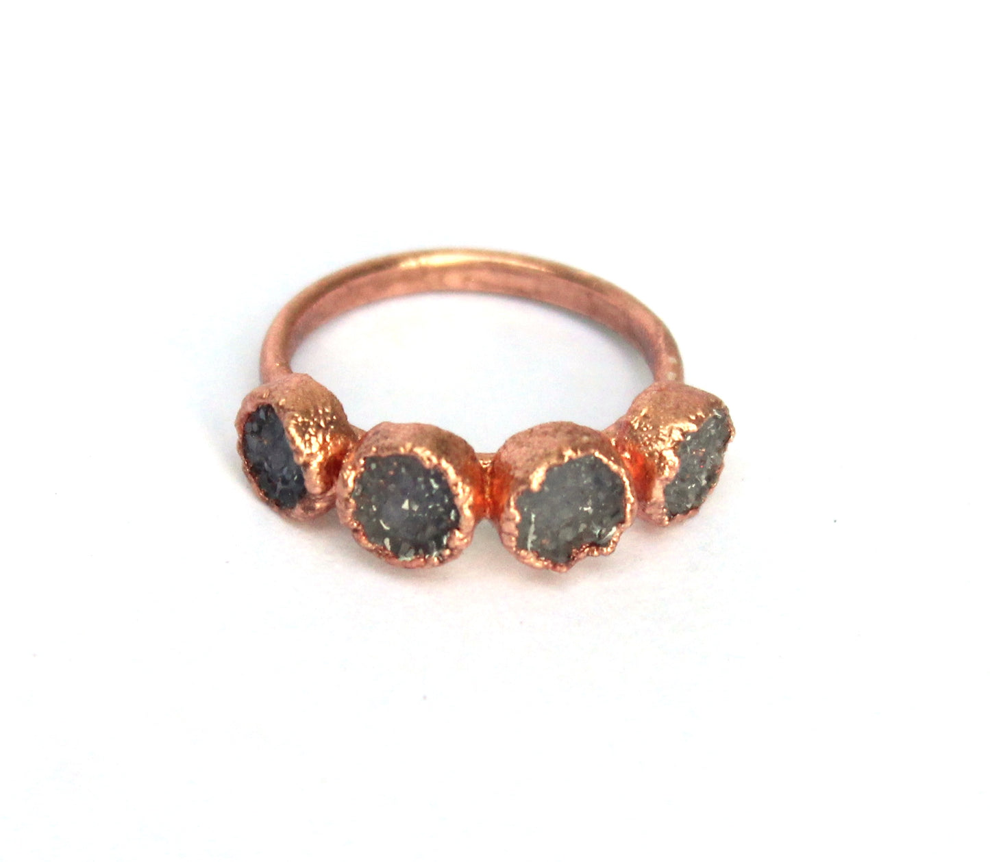 Druzy Eternity Ring
