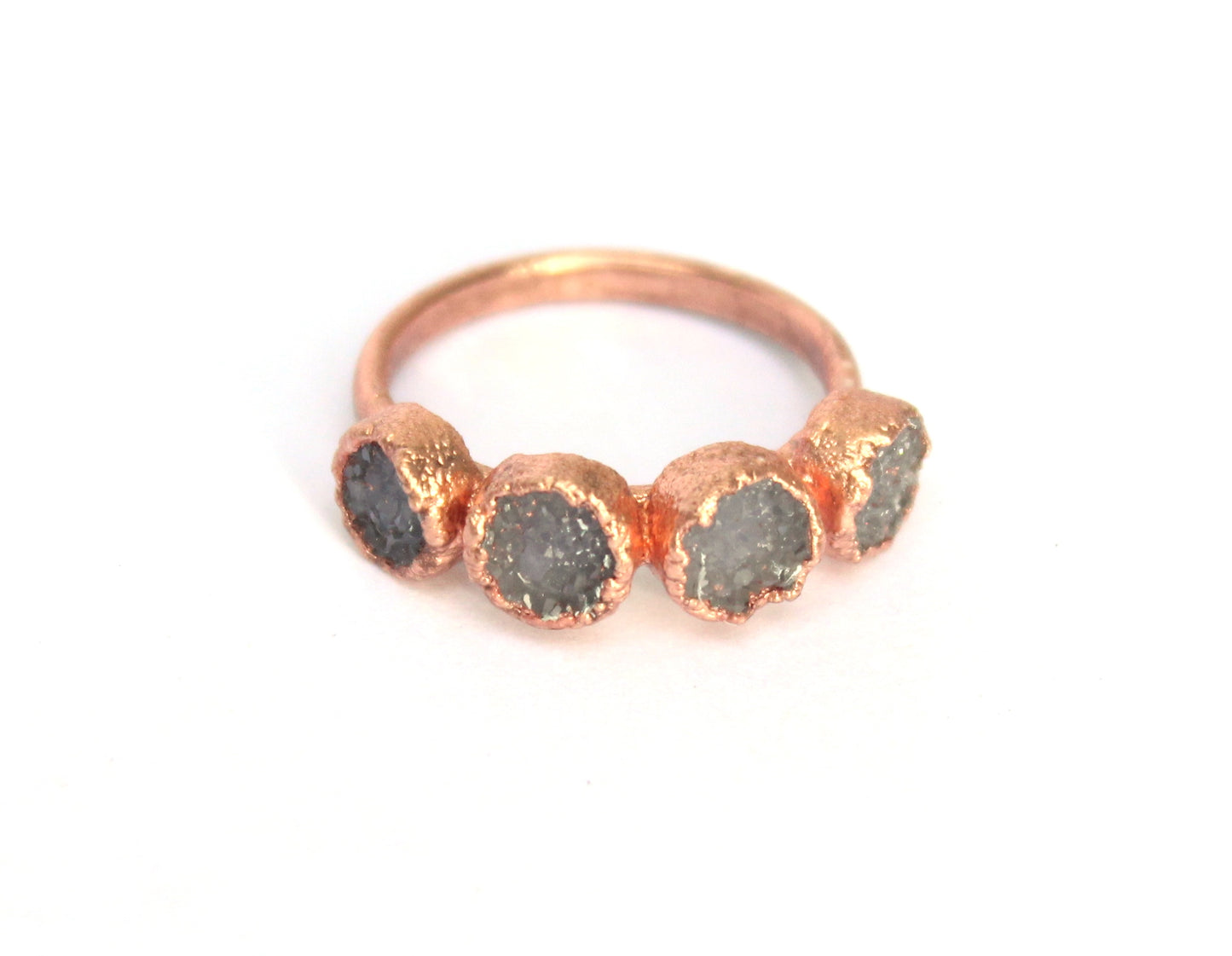 Druzy Eternity Ring