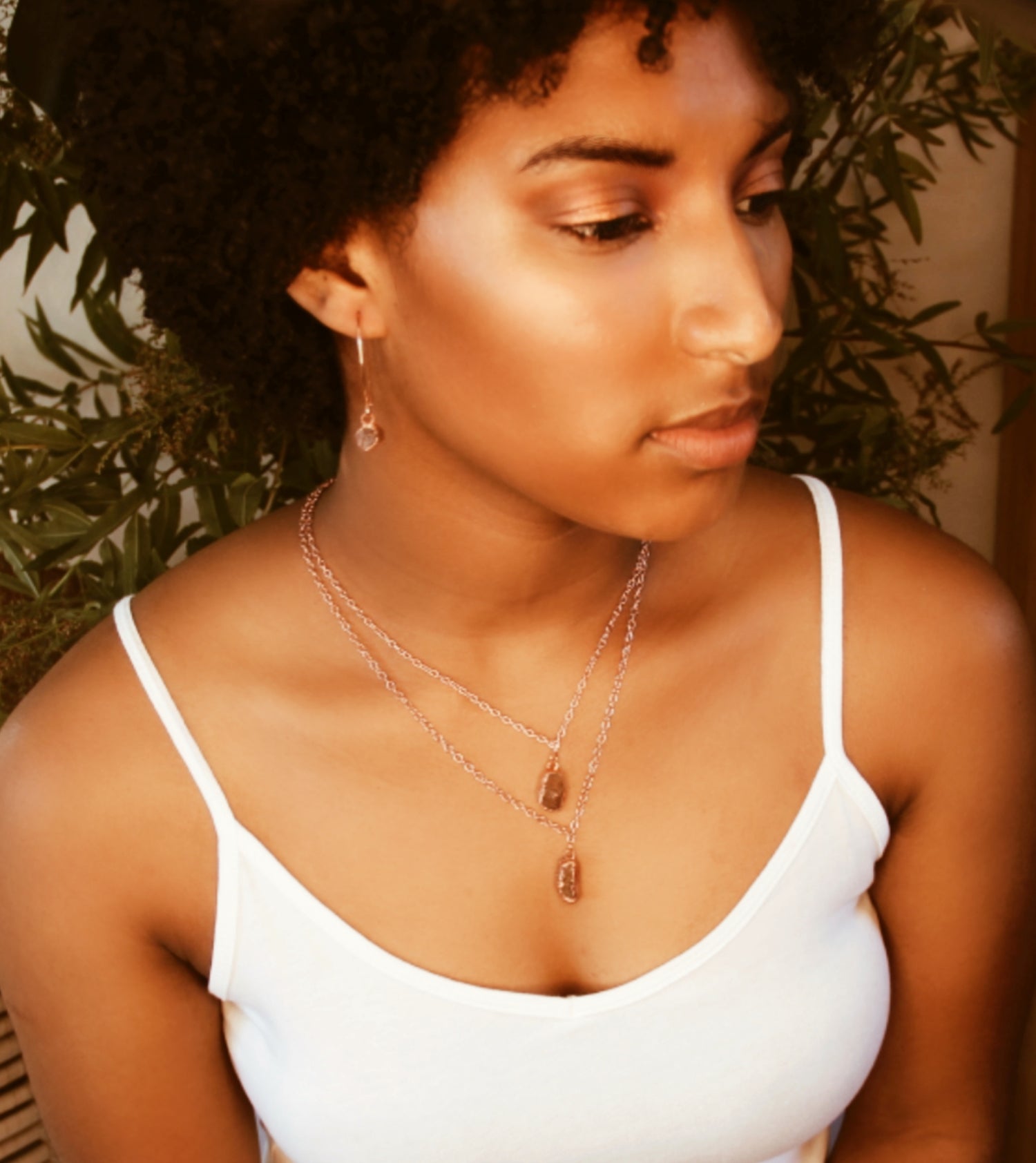 Large Single Gemstone Necklaces