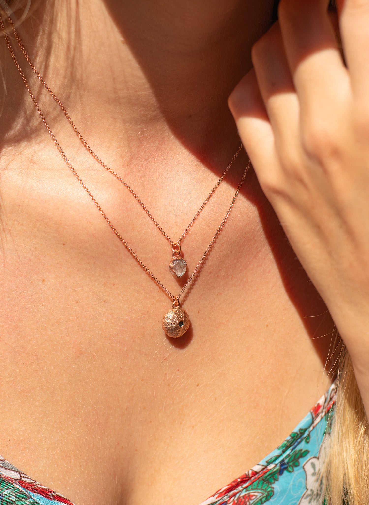 Aquamarine and Sea Urchin Combo