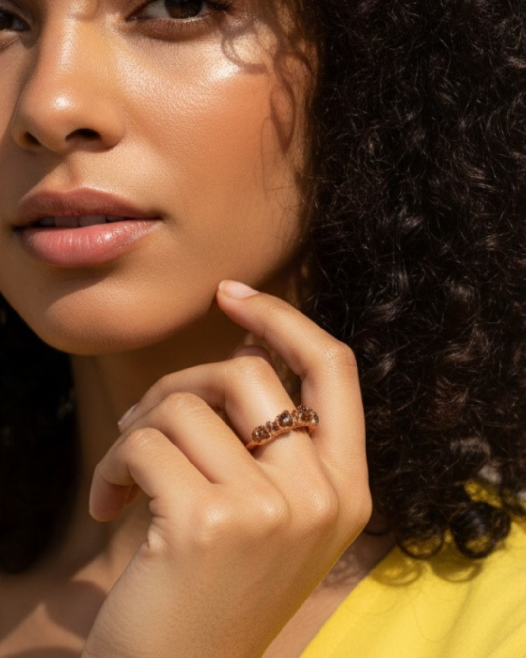 Citrine Eternity Ring