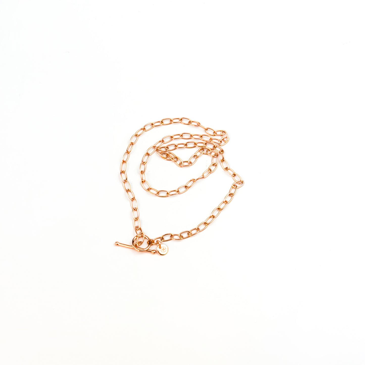 Toggle Clasp oval link chain