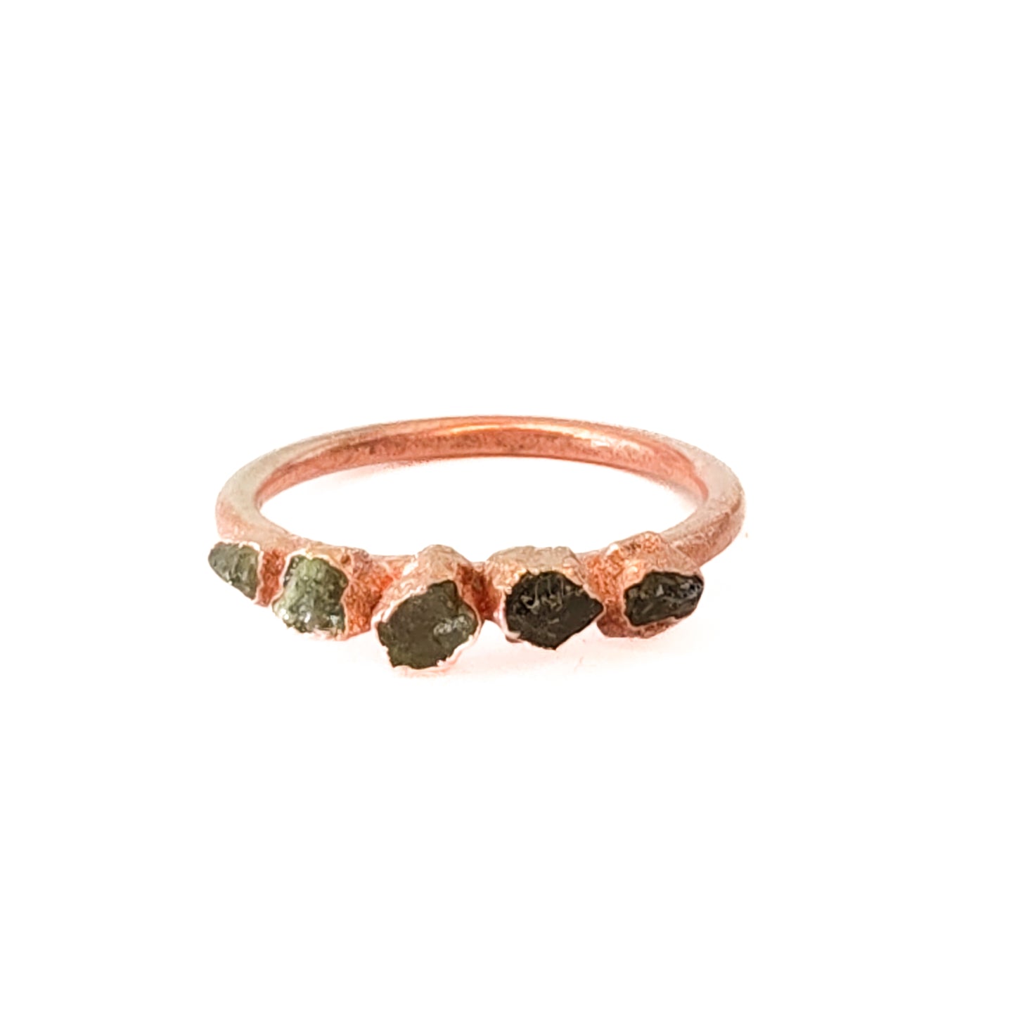 Green Garnet Eternity Ring