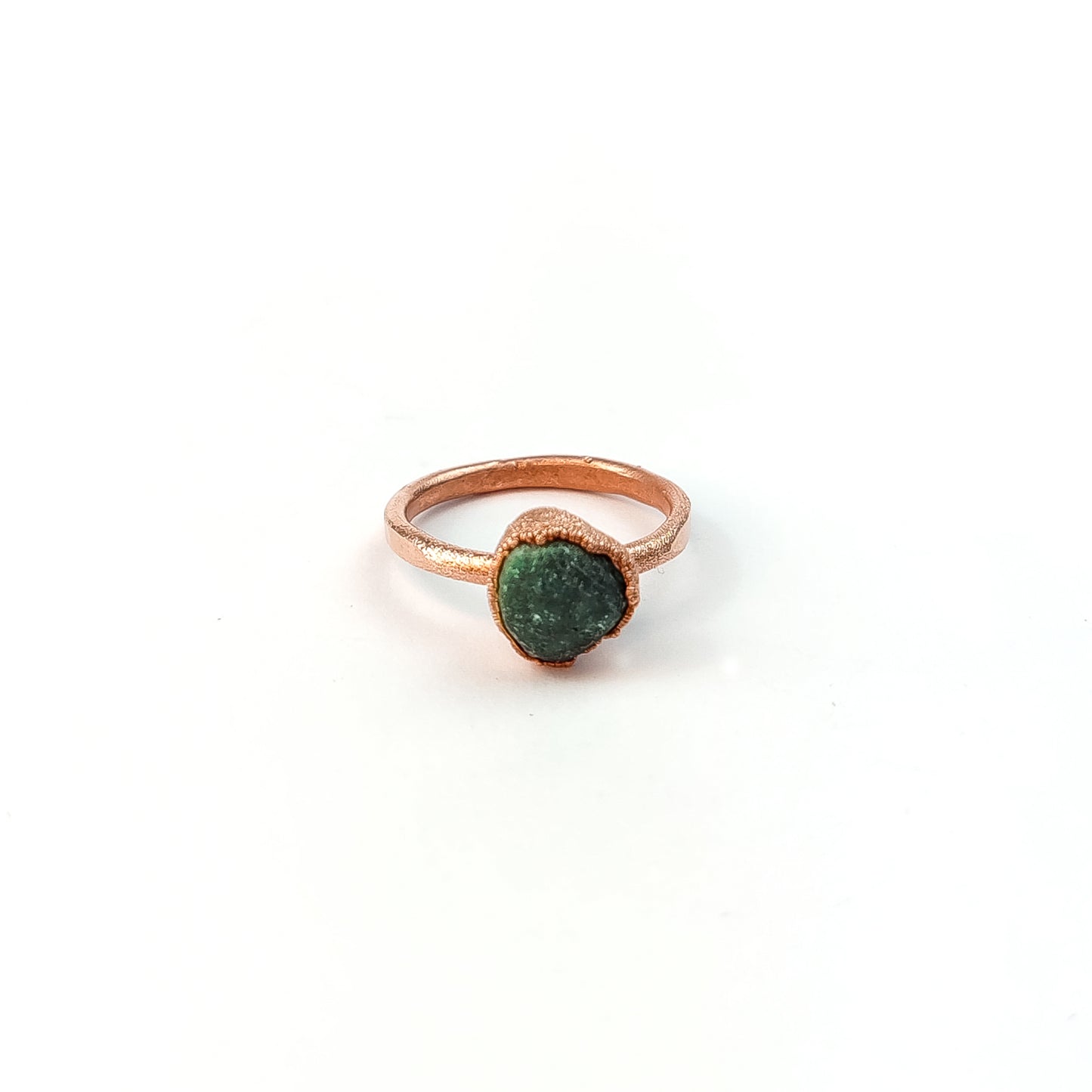 Small Emerald Solitaire Ring