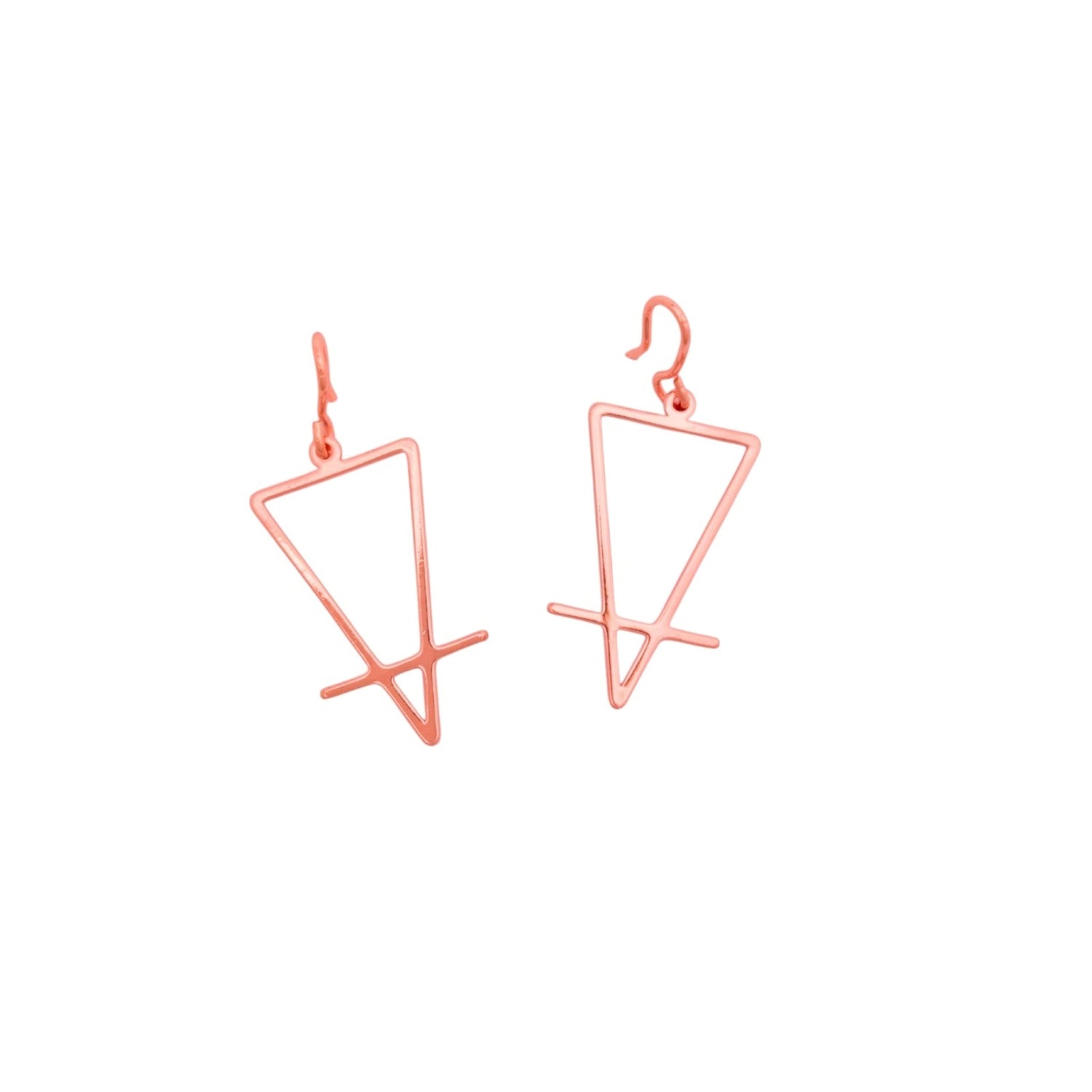 Plain Copper Earrings