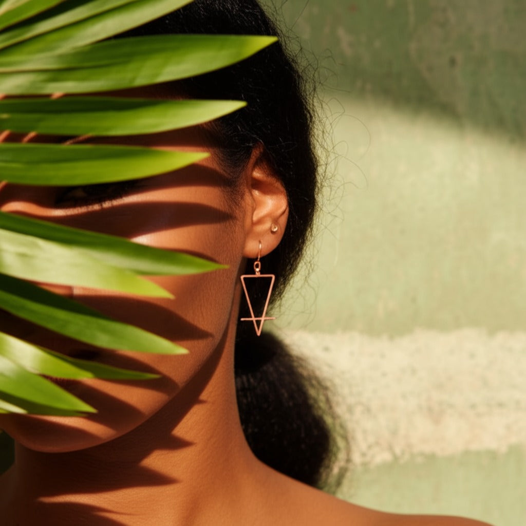 Large Earth Earrings