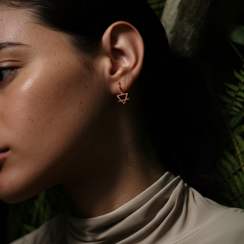 Small Earth Earrings