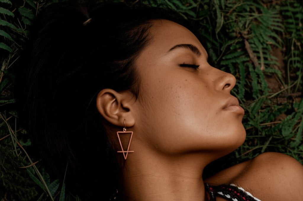 Large Earth Earrings