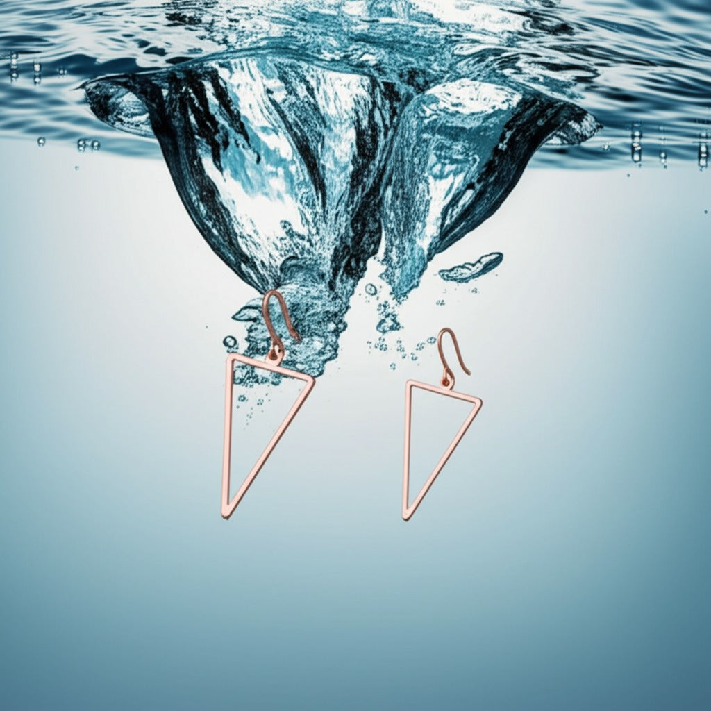 Large Water Earrings