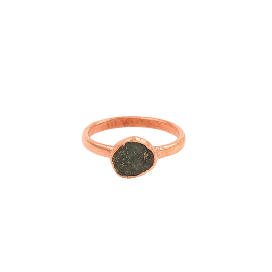 Small Emerald Solitaire Ring