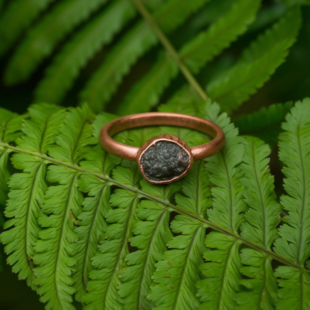 Small Emerald Solitaire Ring