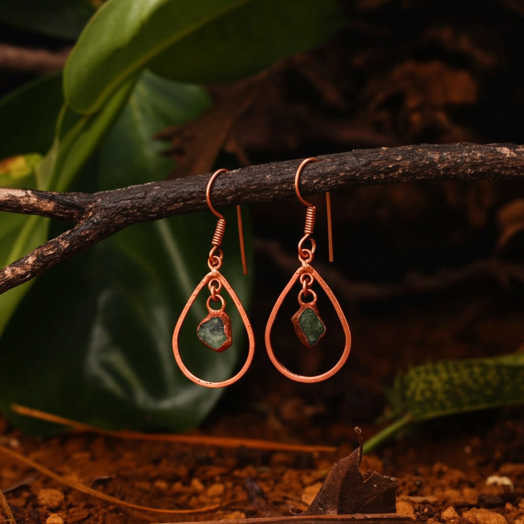 Emerald Drop Earrings