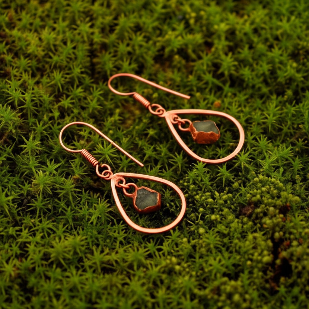 Emerald Drop Earrings