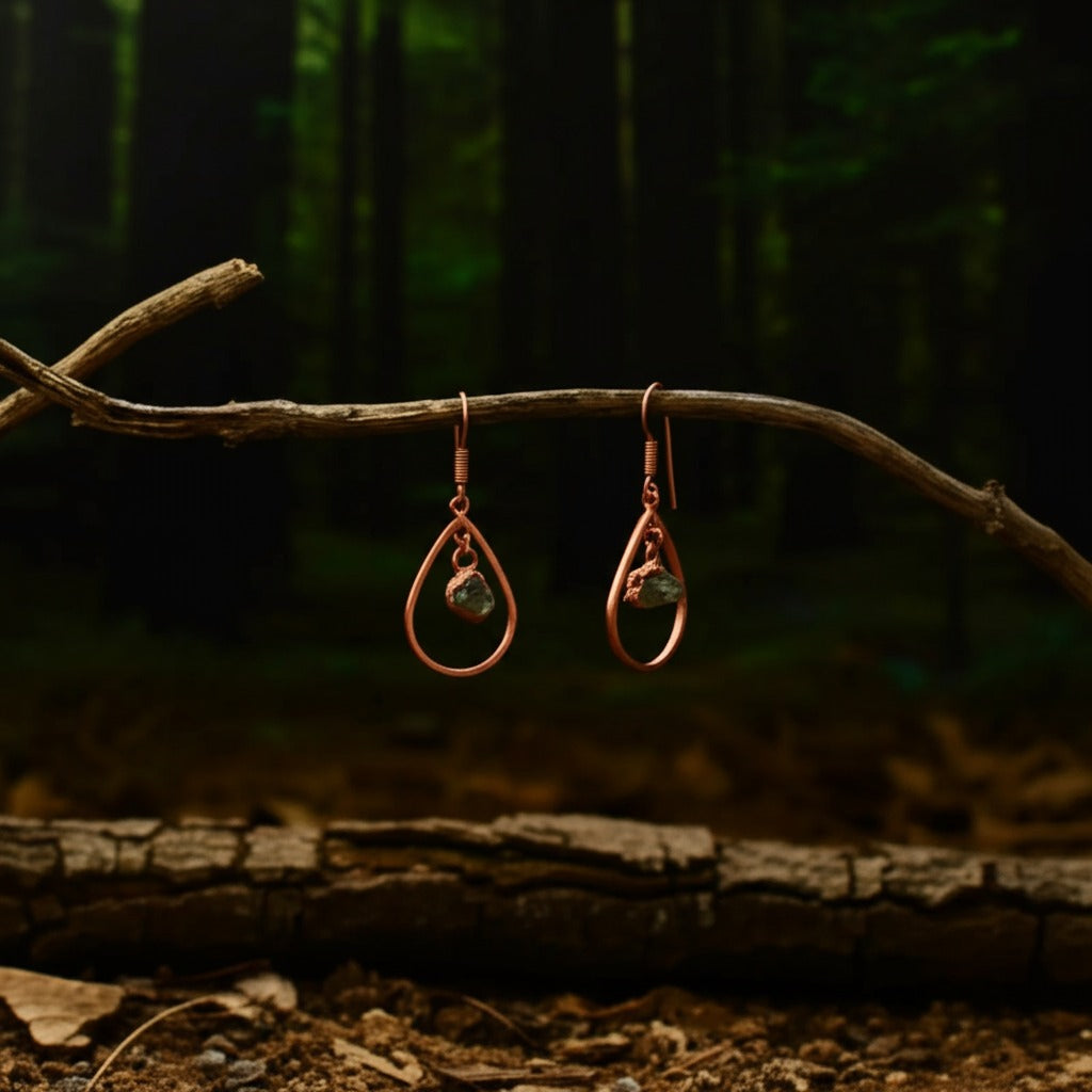 Emerald Drop Earrings