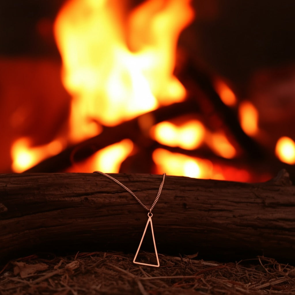Large Fire Necklace