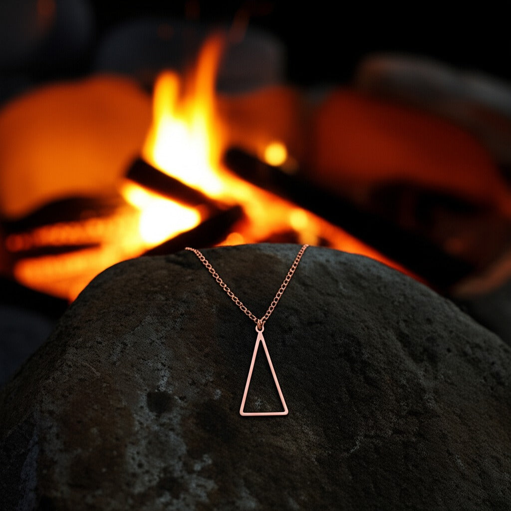 Large Fire Necklace