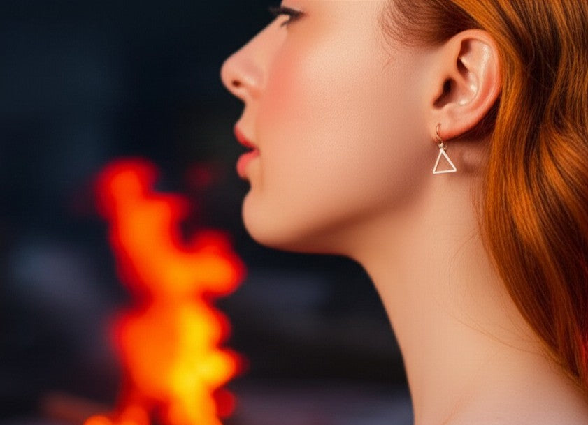 Small Fire Earrings