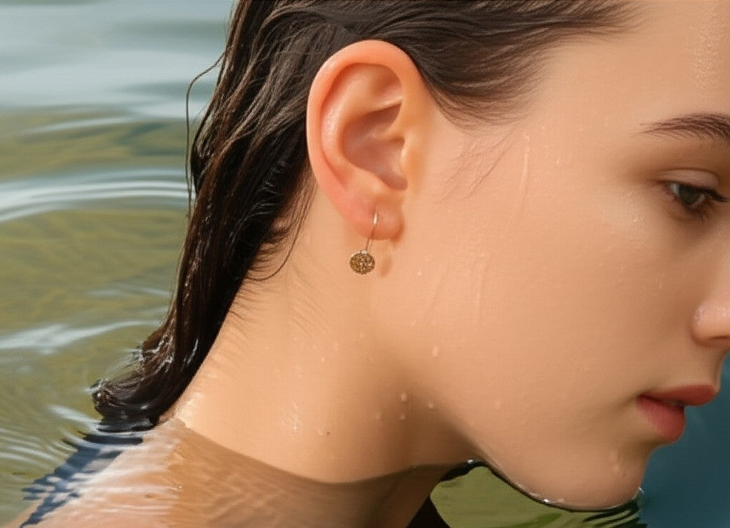 Small Ripple Earrings