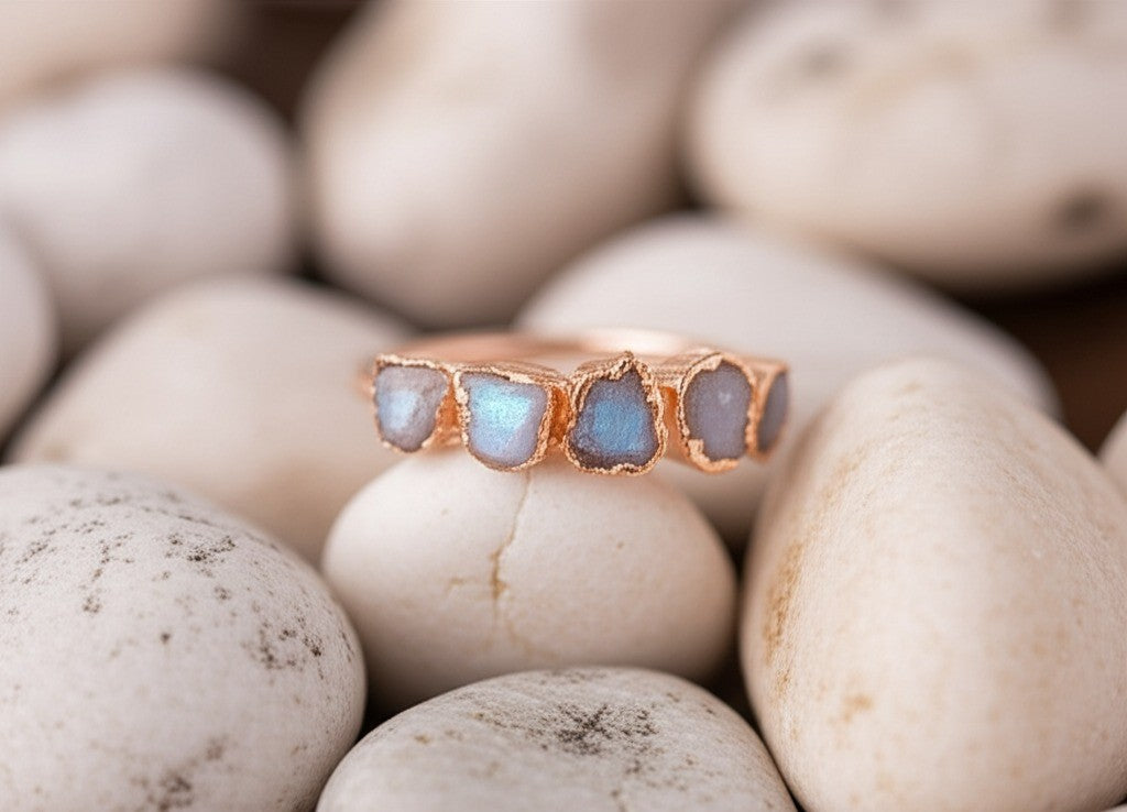 Moonstone Eternity Ring