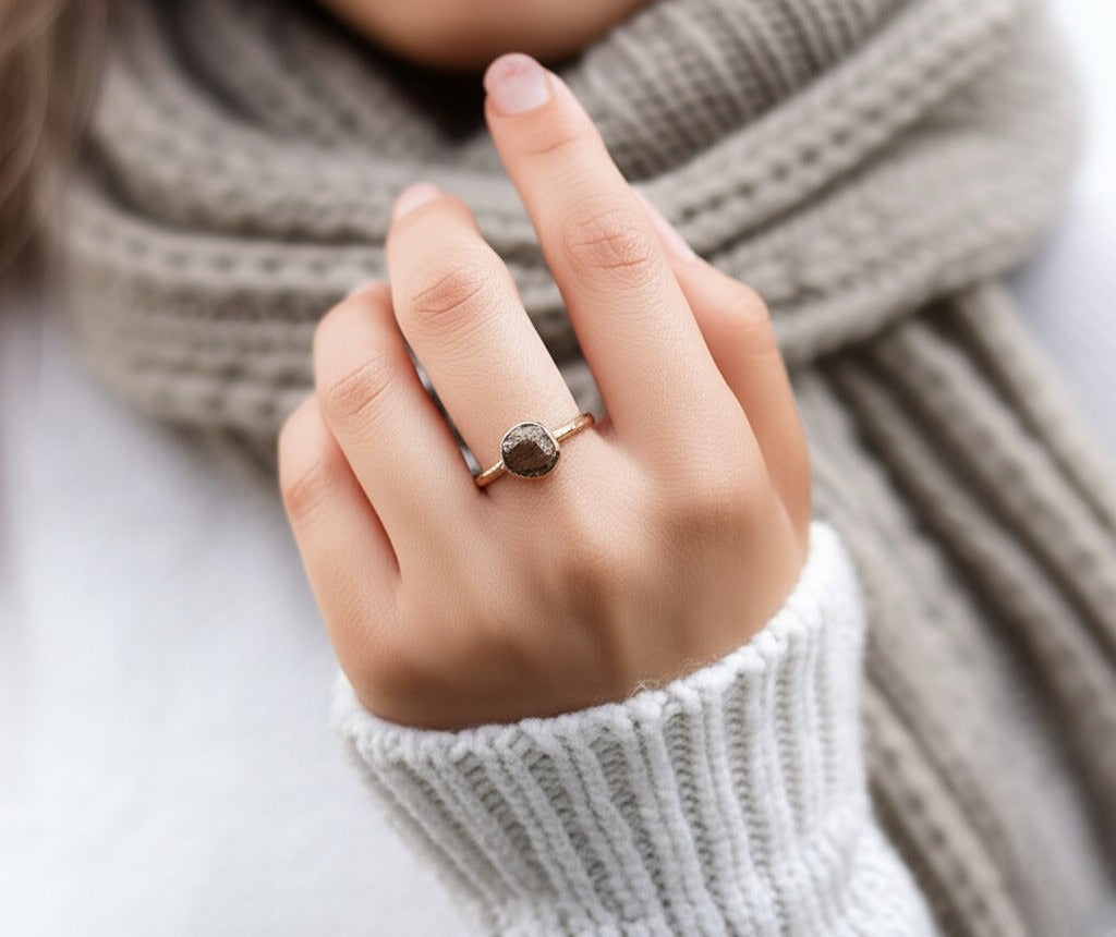 Small Ruby Solitaire Ring