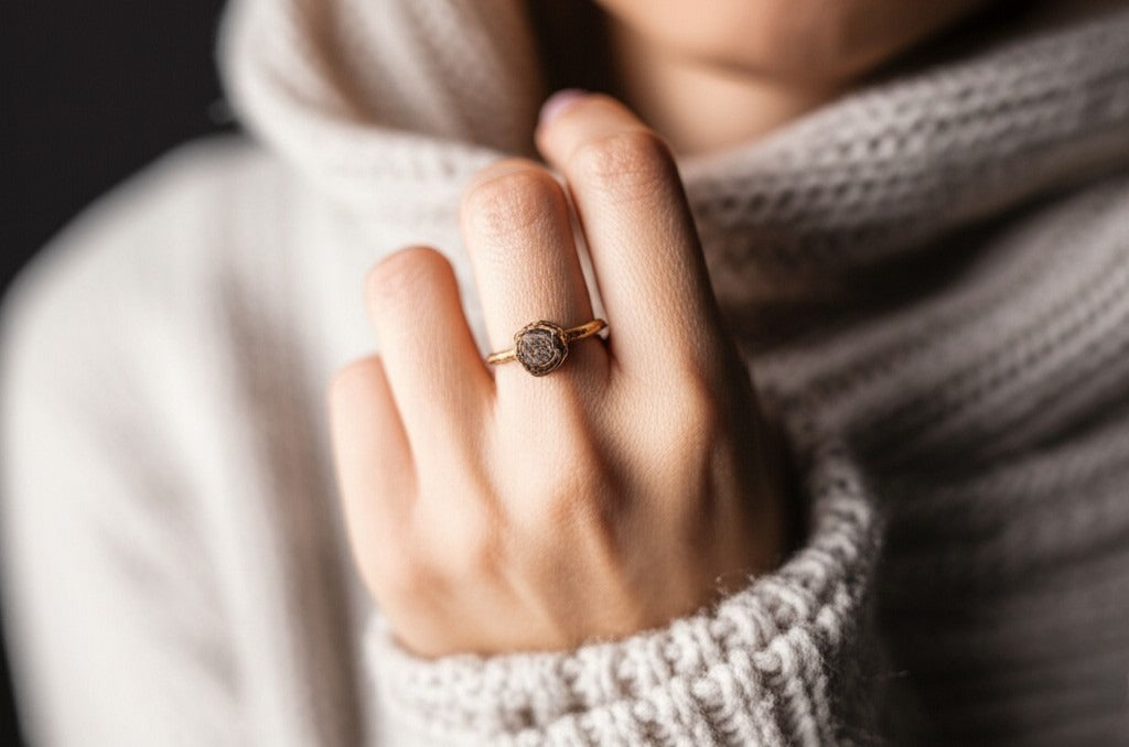 Small Ruby Solitaire Ring
