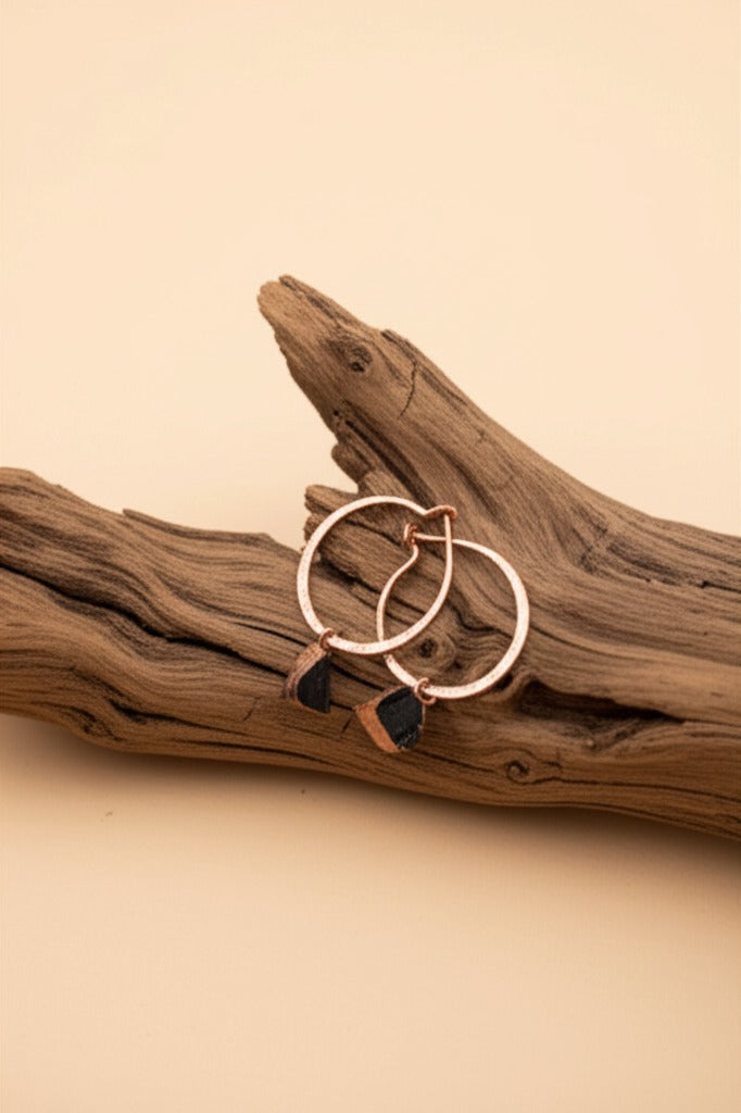 Gemstone Hoops