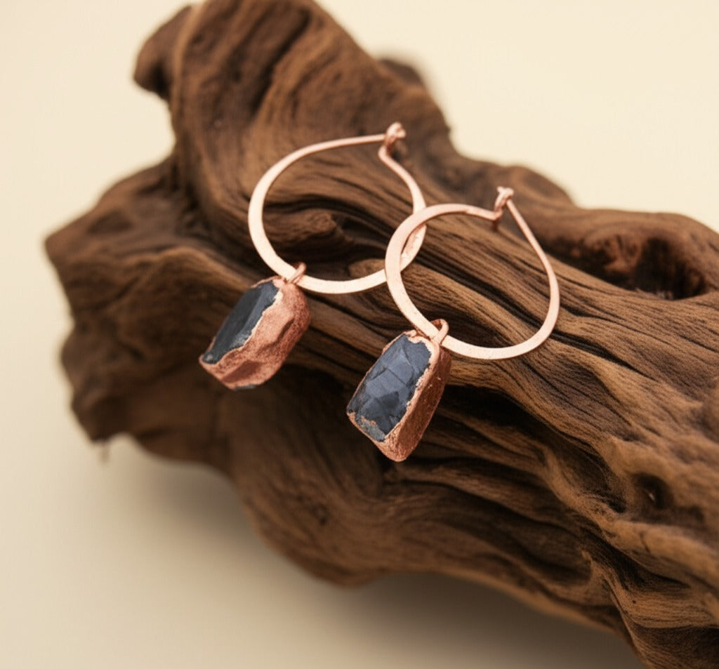 Gemstone Hoops
