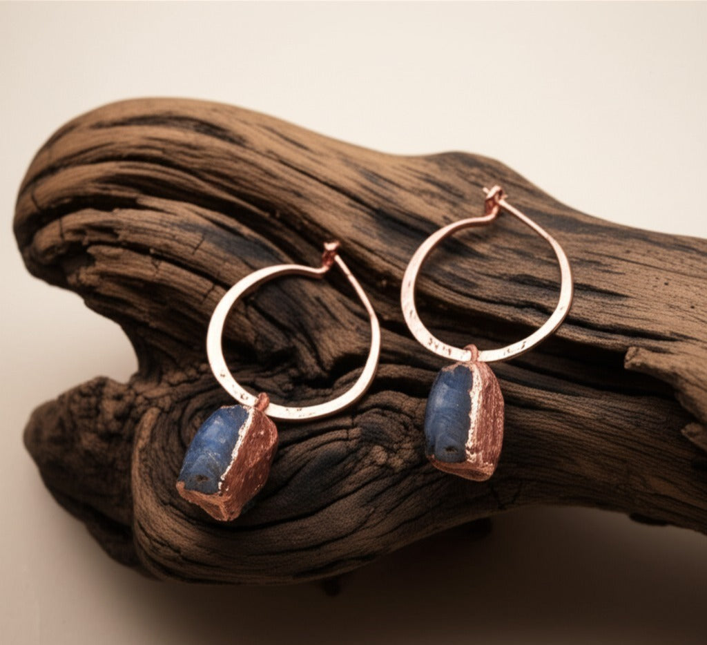 Gemstone Hoops