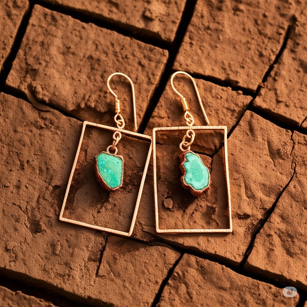 Rectangle Earrings