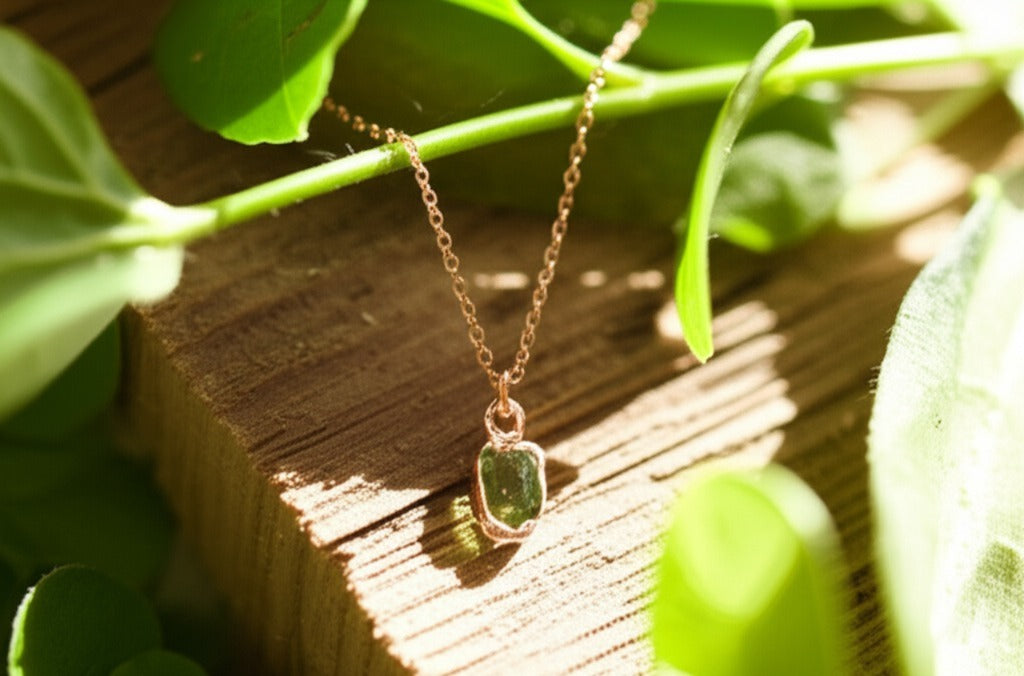 Large Peridot Necklace
