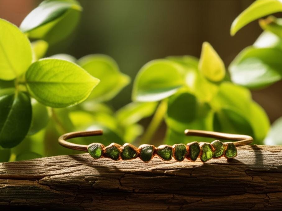 Peridot Cuff Bracelet