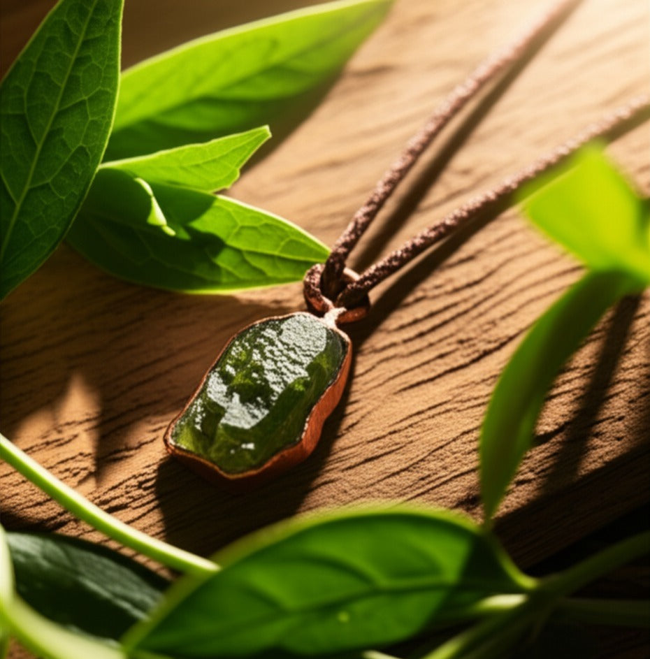 X Large Peridot Pendant