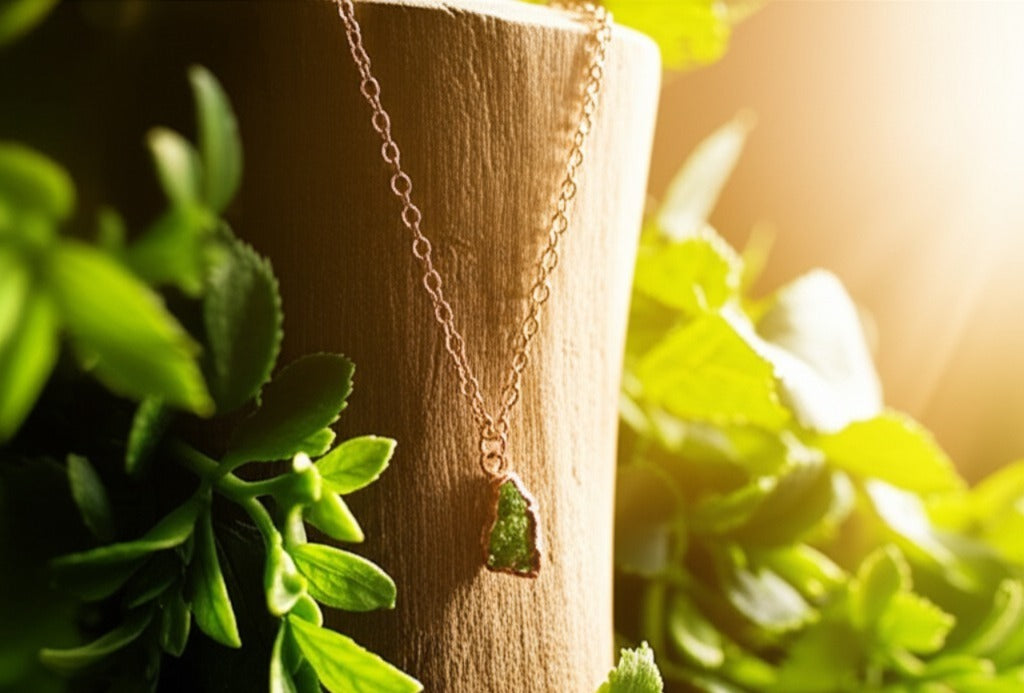 Large Peridot Necklace