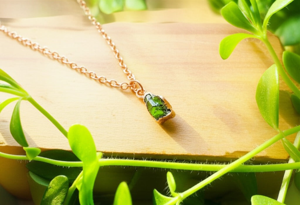 Large Peridot Necklace