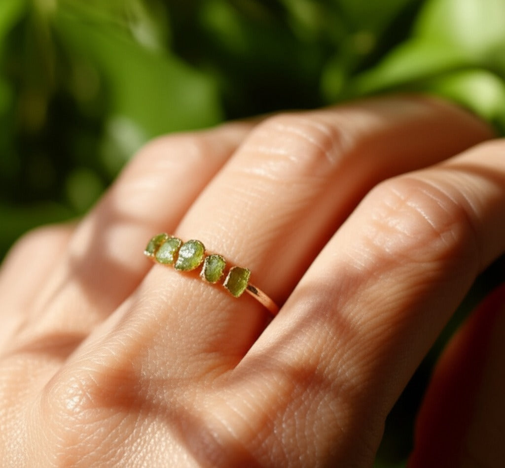 Peridot Eternity Ring