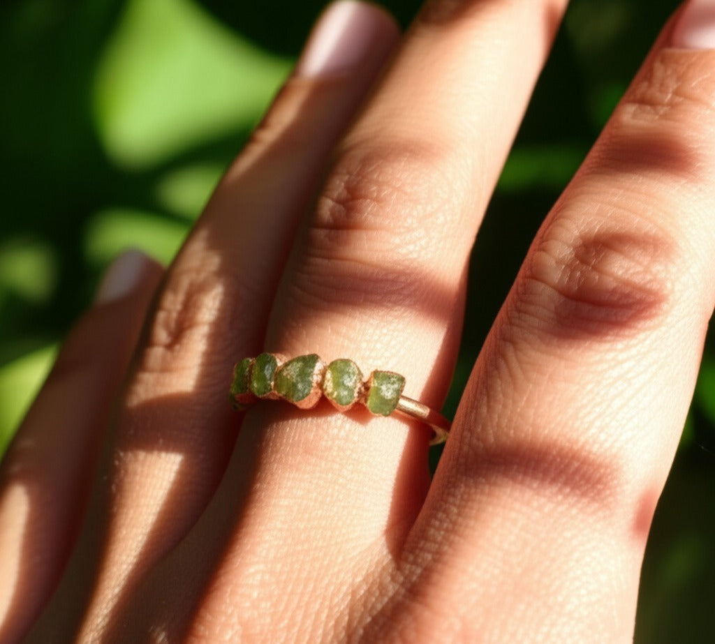 Peridot Eternity Ring