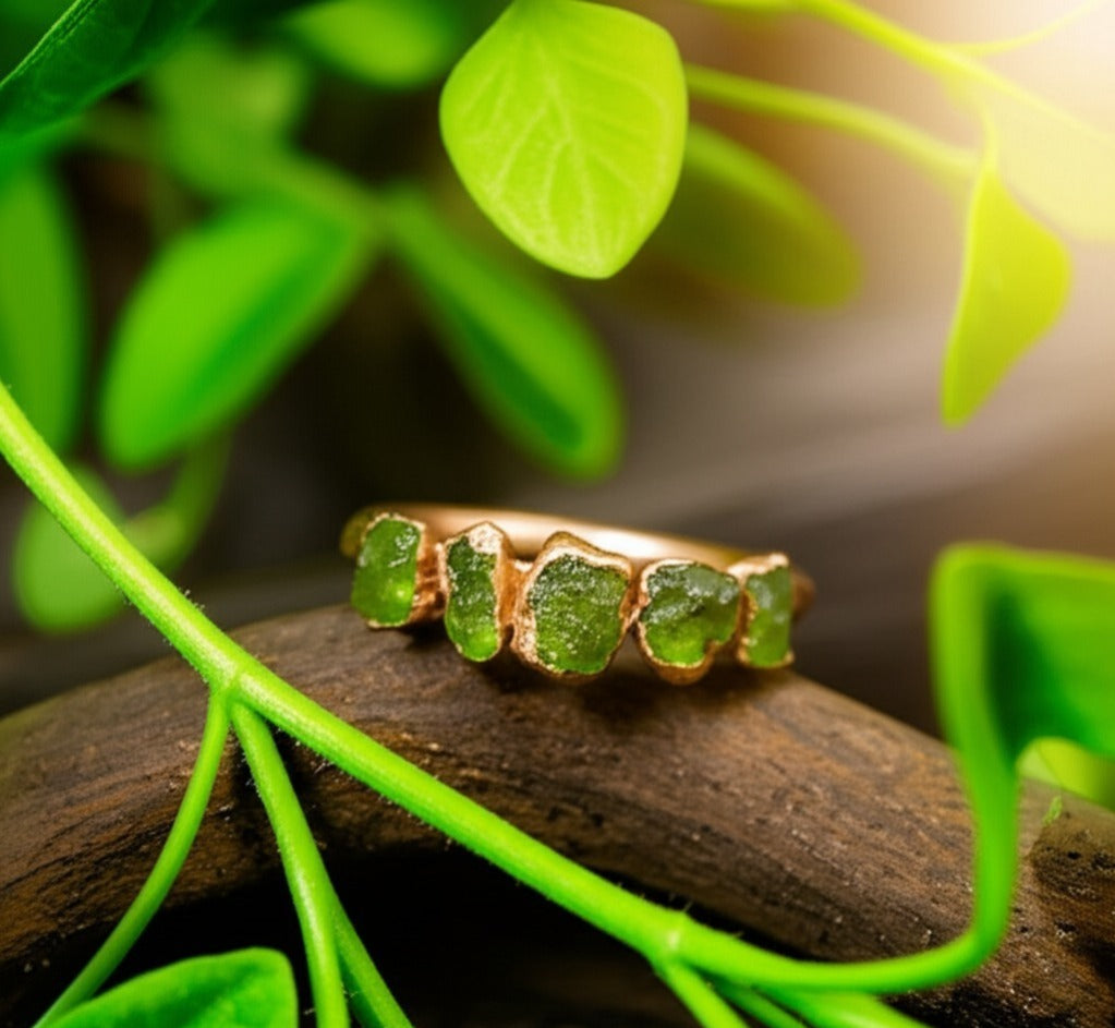 Peridot Eternity Ring