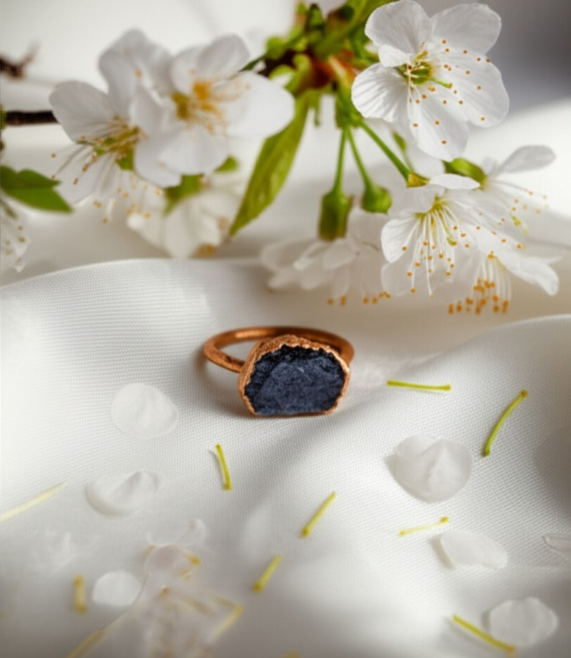 Large Sapphire Solitaire Ring